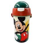 Σχολικό Σετ 4τμχ Mickey – Τσάντα Τρόλεϊ Νηπιαγωγείου, Παγούρι 500ml, Κασετίνα Βαρελάκι, Φαγητοδοχείο 600ml