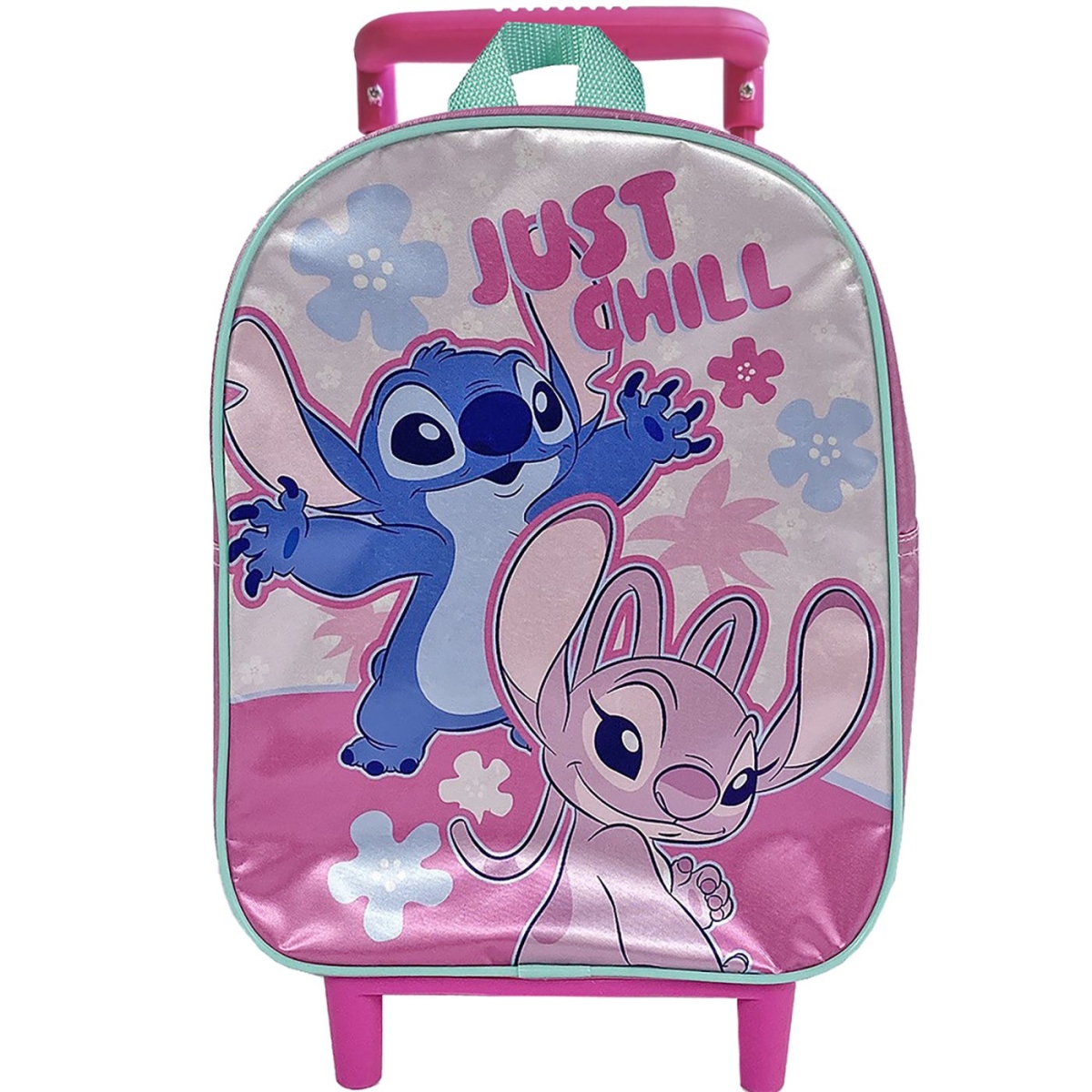 Σχολικό Σετ 3τμχ Lilo & Stitch – Τσάντα Τρόλεϊ Νηπίου 29cm, Παγούρι 500ml, Φαγητοδοχείο 800ml