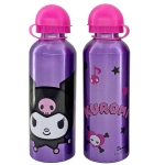 Σχολικό Σετ 3τμχ Kuromi – Μεταλλικό Παγούρι 500ml, Τσάντα Τρόλεϊ Νηπίου 29cm, Κασετίνα Βαρελάκι
