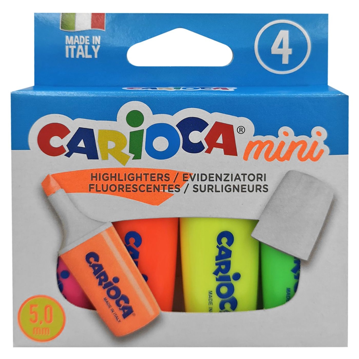 Σετ Γραφικής Ύλης Carioca για Δημοτικό με Νερομπογιές, Μαρκαδόρους, Ξυλομπογιές & Τέμπερες – 77 Τεμάχια