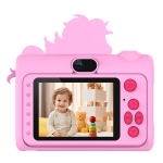 X19 Παιδική Ψηφιακή Κάμερα 2.0" HD Διπλός Φακός, 8X Zoom, Σχέδιο Μονόκερος