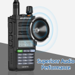 Ασύρματος Πομποδέκτης Baofeng UV-9R Pro 5W VHF/UHF IP68 Αδιάβροχο με Μπαταρία 2800mAh & Μονόχρωμη Οθόνη