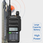 Ασύρματος Πομποδέκτης Baofeng UV-9R Pro 5W VHF/UHF IP68 Αδιάβροχο με Μπαταρία 2800mAh & Μονόχρωμη Οθόνη