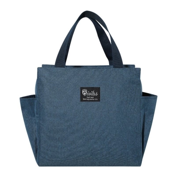 Αδιάβροχη Ισοθερμική Τσάντα Φαγητού - Lunch Bag 25x14x25cm - Μπλε