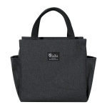 Αδιάβροχη Ισοθερμική Τσάντα Φαγητού - Lunch Bag 25x14x25cm - Μαύρο