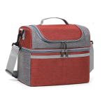 Αδιάβροχη Ισοθερμική Τσάντα Φαγητού - Lunch Box 26x16.5x23cm - Κόκκινο