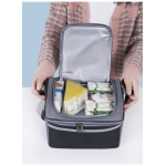 Αδιάβροχη Ισοθερμική Τσάντα Φαγητού - Lunch Bag 26x16.5x23cm - Κόκκινο - Image 3