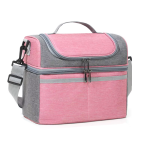 Αδιάβροχη Ισοθερμική Τσάντα Φαγητού - Lunch Box 26x16.5x23cm - Ροζ