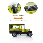 Αυτοκίνητο Αντίκα Μεταλλικό Pull Back 11.6x5.3x6.5cm – Κόκκινο