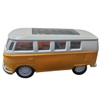 Αυτοκίνητο Μεταλικό Retro VAN Pull Back – Κίτρινο