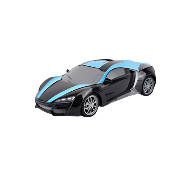 Αυτοκίνητο Τηλεχειριζόμενο Super Car RC 1:18 – Μαύρο/Μπλε