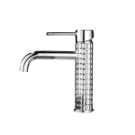 Αναμεικτική Μπαταρία Νιπτήρα Ασημί