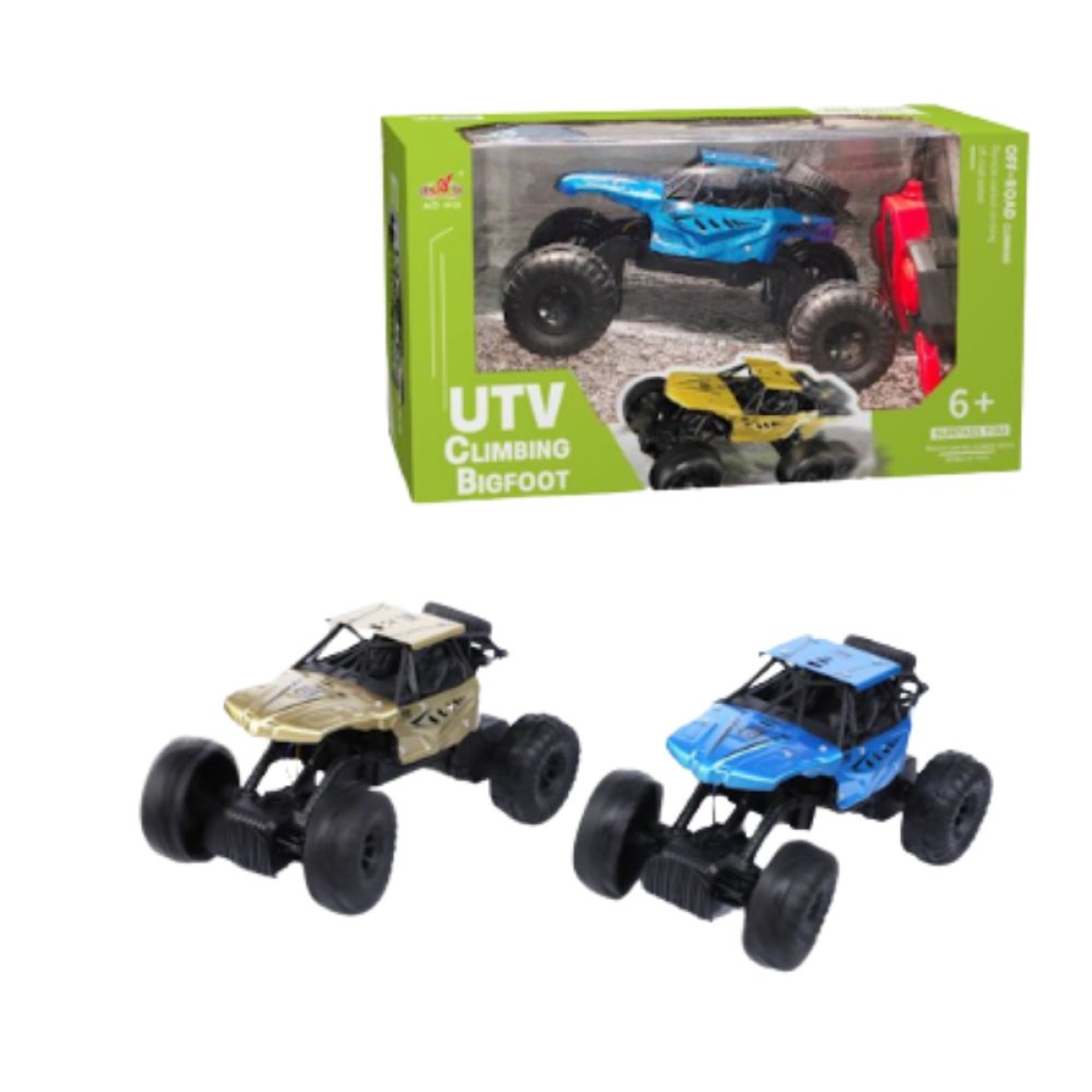 Αναρριχώμενο Τηλεκατευθυνόμενο Τζιπ Off Road Climbing Bigfoot – Μπλε