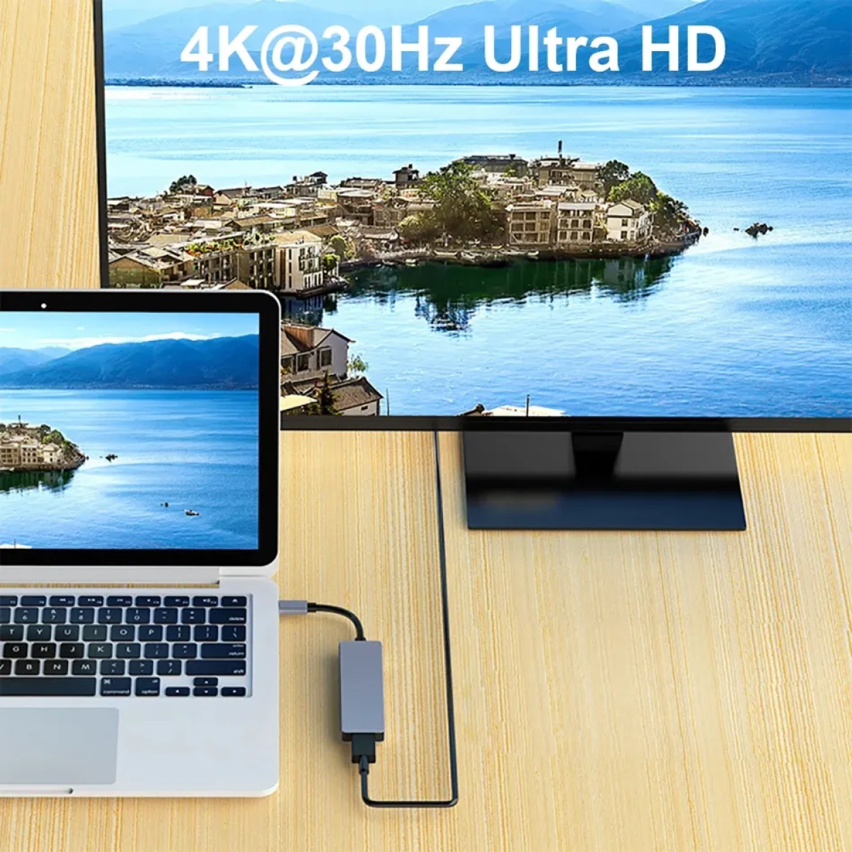 Αντάπτορας Type-C 5 σε 1 με HDMI, SD Card και USB 3.0 Aoweixun AWX-KZW13
