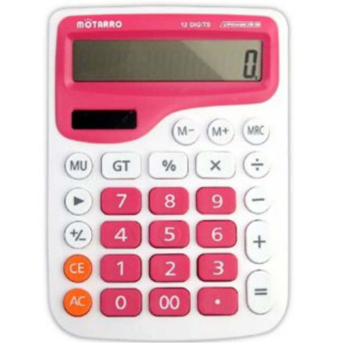 Αριθμομηχανή Ηλιακή 12 Ψηφίων 13x18.5cm Motarro MI025-7