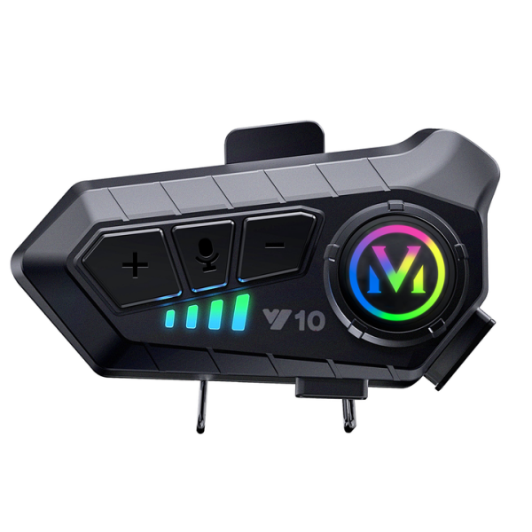 Ασύρματο Ακουστικό Bluetooth για Κράνος Μηχανής Helmet Wireless Earphone V10 - Μαύρο