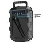 Ασύρματο Φορητό Ηχείο Bluetooth 10W RMS με Μικρόφωνο Kimiso KMS-3385