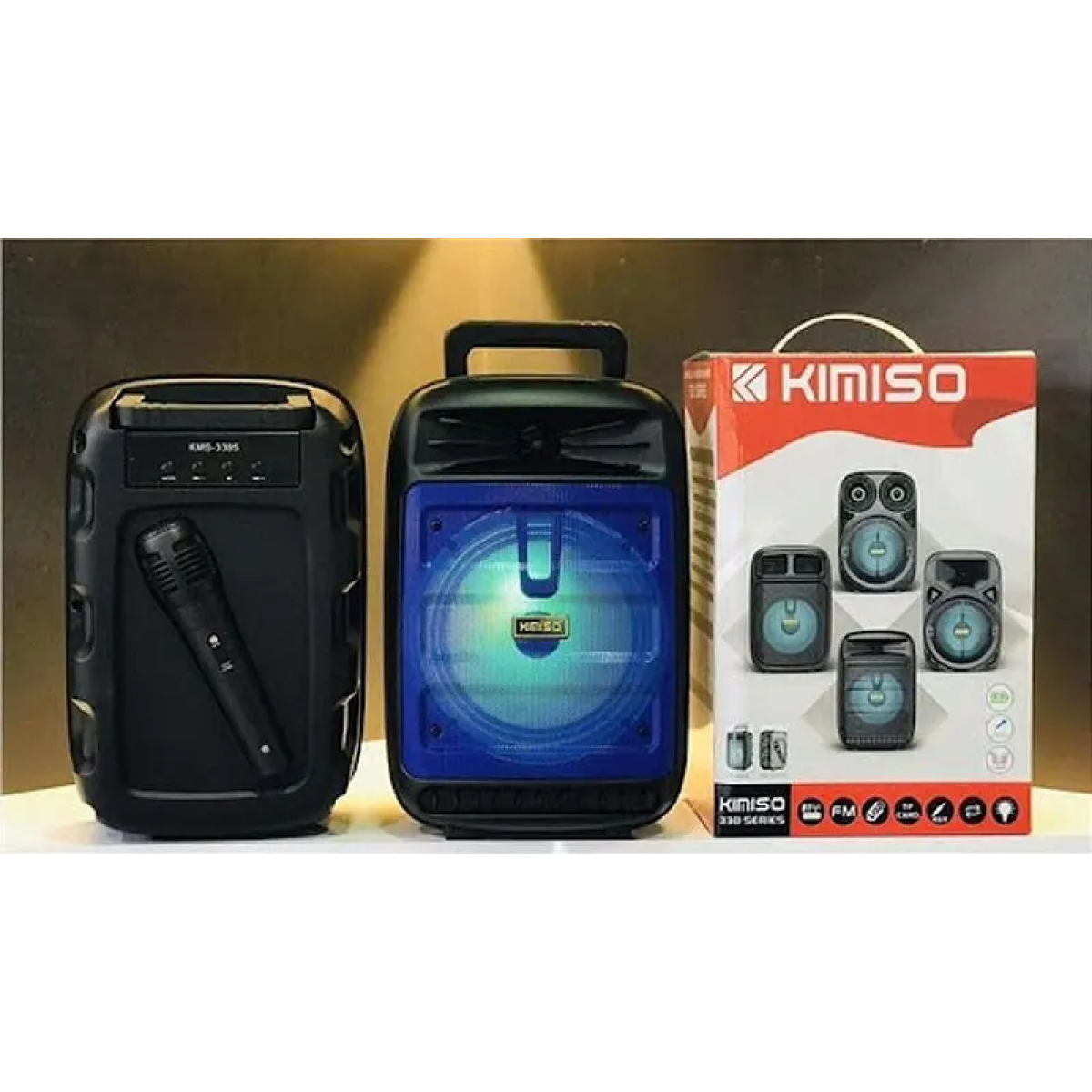 Ασύρματο Φορητό Ηχείο Bluetooth 10W RMS με Μικρόφωνο Kimiso KMS-3385