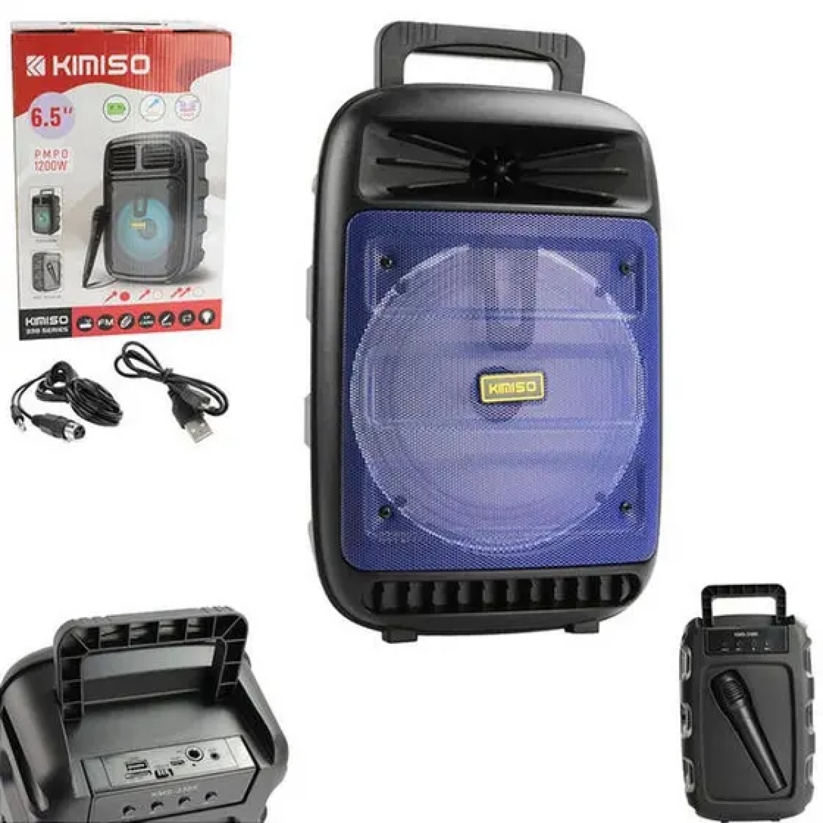 Ασύρματο Φορητό Ηχείο Bluetooth 10W RMS με Μικρόφωνο Kimiso KMS-3385