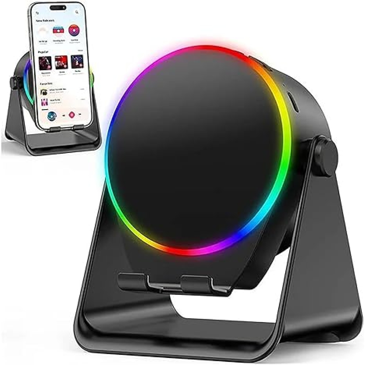 Ασύρματο Ηχείο Με Βάση Κινητού Και RGB LED Φωτισμό Q-YX86 Andowl