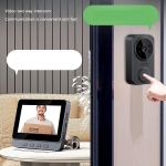 Ασύρματο κουδούνι με κάμερα – WiFi 2.4GHz, 1080P HD, διπλή ομιλία & νυχτερινή όραση M12 - μαύρο - Image 5