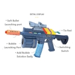 Bubble Machine Gun Nerf Blaster με Σαπουνόνερο, Μαλακά Βελάκια & Στόχο - Μπλε