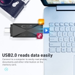 Card Reader 3 σε 1 με Type-C, USB και 8Pin για SD/TF – ADS-218