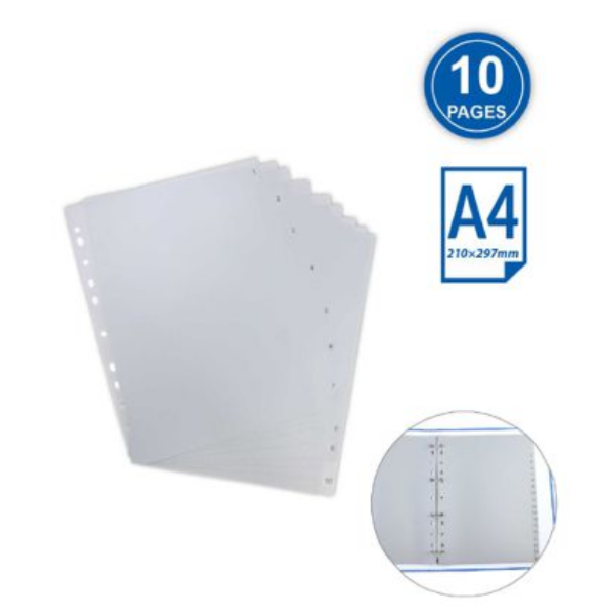 Διαχωριστικά 11 Θέσεων A4 Γκρι Motarro MQ010-2