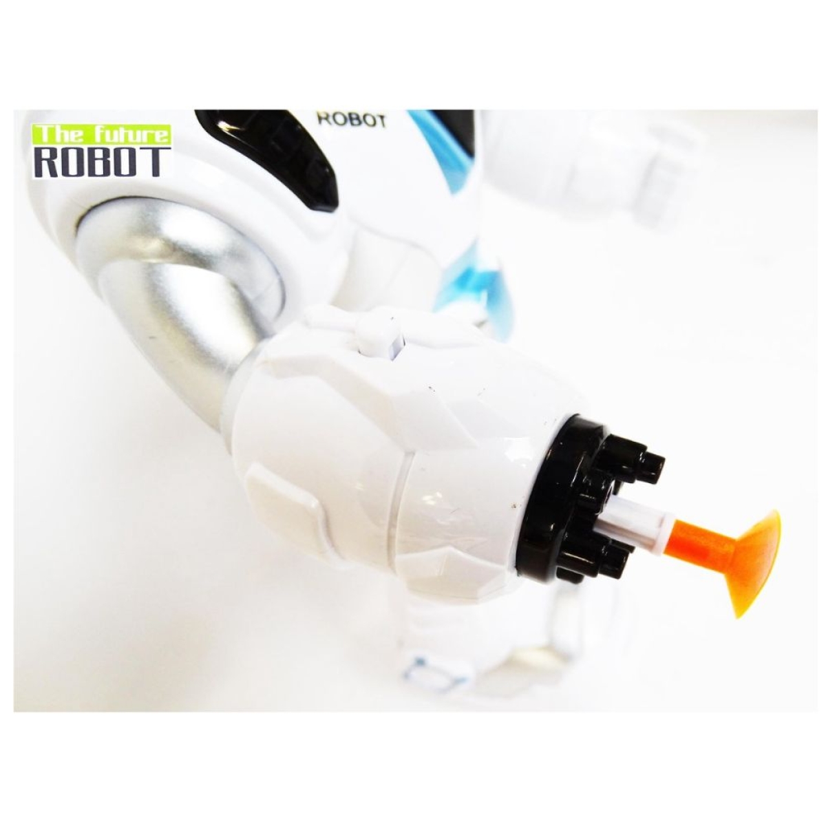 Διαδραστικό Παιχνίδι Ρομπότ Super Warrior με LED Φωτισμό & Ήχο – Μπλε/Λευκό