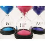 Διάφανη Επιτραπέζια Κλεψύδρα 30min - Μπλε - Image 4