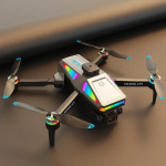 Drone με κάμερα, διπλό χειριστήριο & οθόνη – 2.4GHz S5HP μαύρο - Image 3