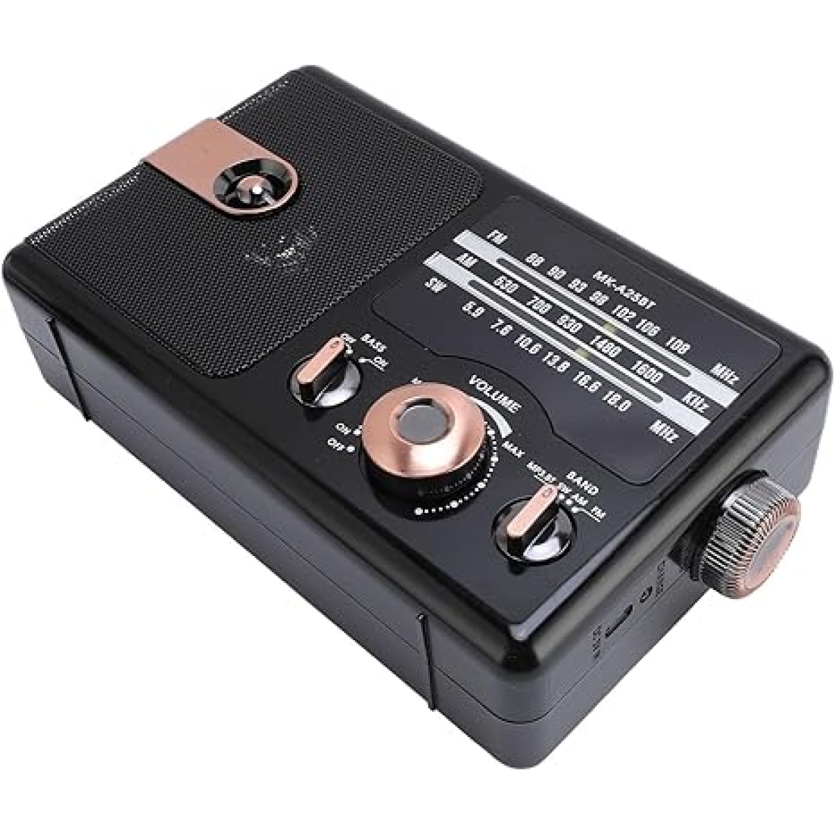 Επαναφορτιζόμενο Ραδιόφωνο Ρετρό FM/AM/SW Με Bluetooth, USB, Κάρτα Μνήμης