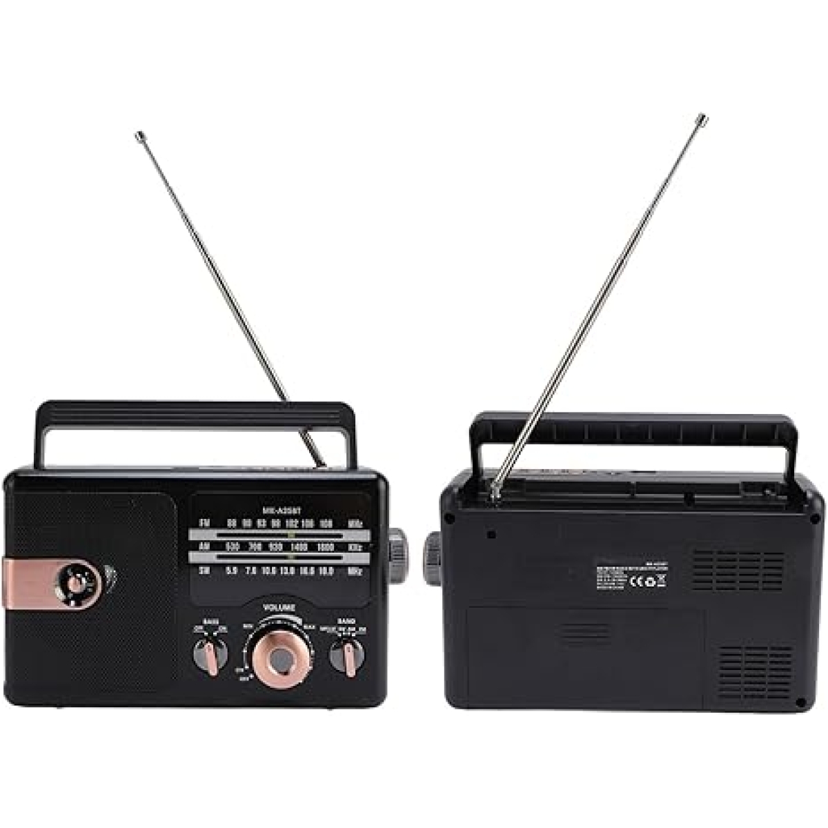 Επαναφορτιζόμενο Ραδιόφωνο Ρετρό FM/AM/SW Με Bluetooth, USB, Κάρτα Μνήμης