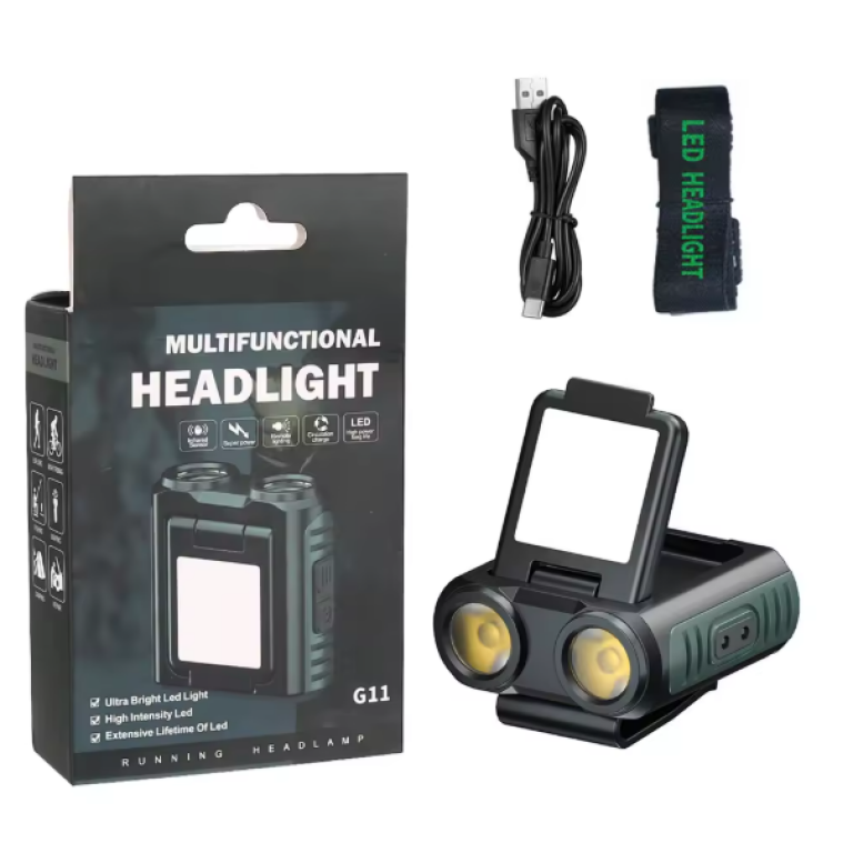 Επαναφορτιζόμενος Mini Φακός LED Με Ανίχνευση Κίνησης Και 5 Λειτουργίες Φωτισμού 1200mAh