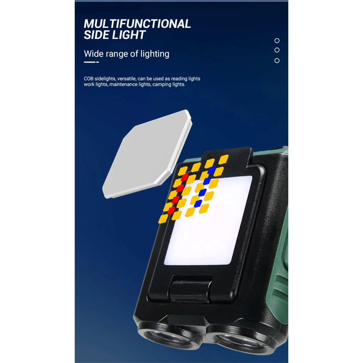Επαναφορτιζόμενος Mini Φακός LED Με Ανίχνευση Κίνησης Και 5 Λειτουργίες Φωτισμού 1200mAh