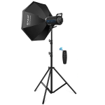 Επαγγελματικό φωτιστικό φωτογράφισης με Softbox 95cm και τρίποδο 3200K-5600K 150W Puluz PKT3108