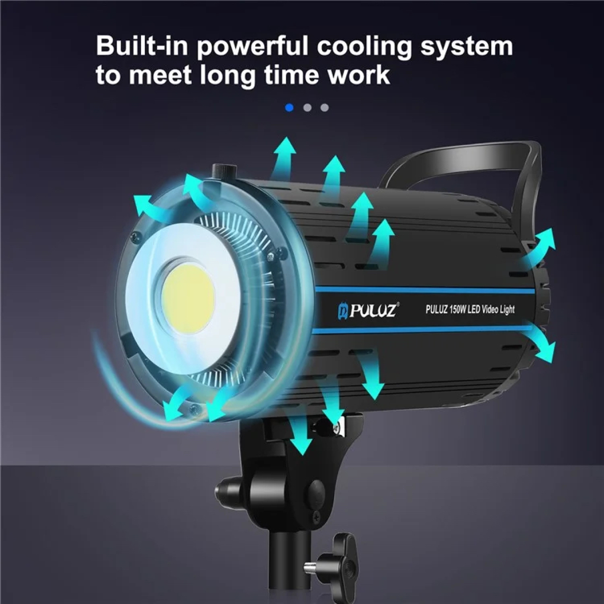 Επαγγελματικό φωτιστικό φωτογράφισης με Softbox 95cm και τρίποδο 150W Puluz PKT3108EU - Image 3