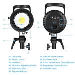 Επαγγελματικό φωτιστικό φωτογράφισης με Softbox 95cm και τρίποδο 150W Puluz PKT3108EU - Image 6