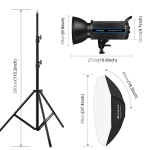 Επαγγελματικό φωτιστικό φωτογράφισης με Softbox 95cm και τρίποδο 150W Puluz PKT3108EU - Image 7