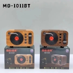 Φορητό Ασύρματο Ηχείο Ρετρό Με USB/TF/FM Ραδιόφωνο MD-1011BT