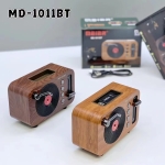 Φορητό Ασύρματο Ηχείο Ρετρό Με USB/TF/FM Ραδιόφωνο MD-1011BT