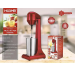 Hoomei Φραπεδιέρα Επιτραπέζια 100W με 2 Ταχύτητες Κόκκινη HM-6525