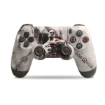 Doubleshock Ασύρματο Gamepad για PS4 God Of War – Εργονομικός Σχεδιασμός & Δόνηση - Γκρι
