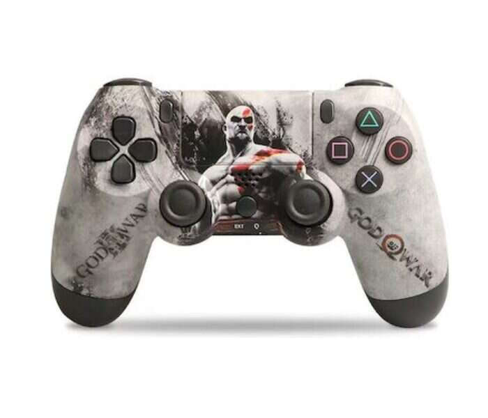 Doubleshock Ασύρματο Gamepad για PS4 God Of War – Εργονομικός Σχεδιασμός & Δόνηση - Γκρι
