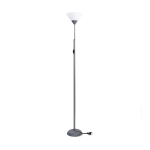 Aigostar Επιδαπέδιο Φωτιστικό E27 – Μονόφωτο, Ύψος 175cm - Γκρι/Λευκό