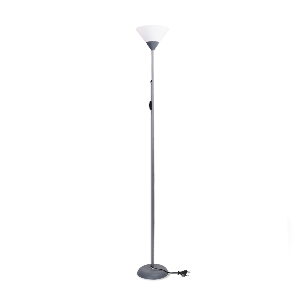 Aigostar Επιδαπέδιο Φωτιστικό E27 – Μονόφωτο, Ύψος 175cm - Γκρι/Λευκό