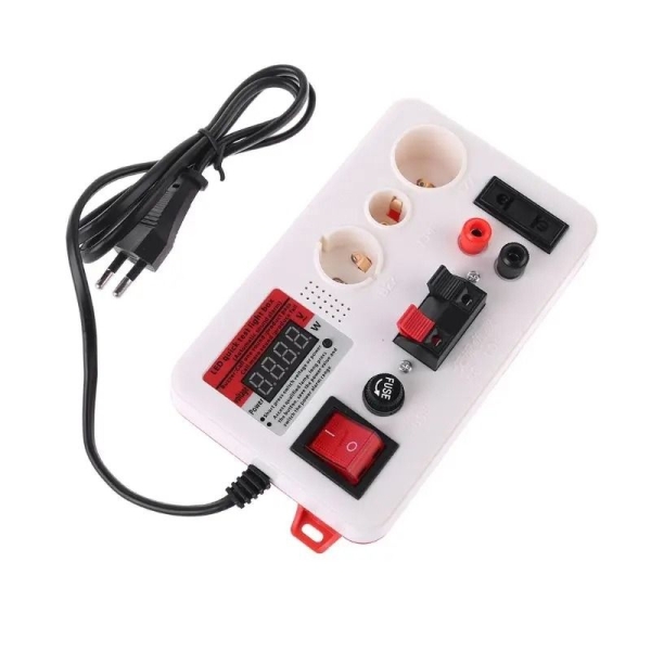 ASK-4 LED Test Box SDS-27541 για Λάμπες E27 B22 E14 – Με Οθόνη & Ηχητικό Σήμα