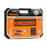 KINGQUEEN WIB-233 Σετ Καρυδάκια & Εργαλεία 58 τεμ. – 1/2'' & 1/4'', Cr-V