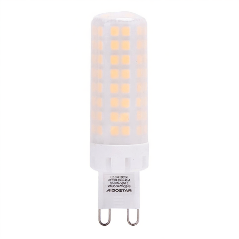 Λάμπα Dull Polish LED G9 7W 3000K Aigostar – Ζεστό Λευκό Φως 800lm, Εξοικονόμηση Ενέργειας