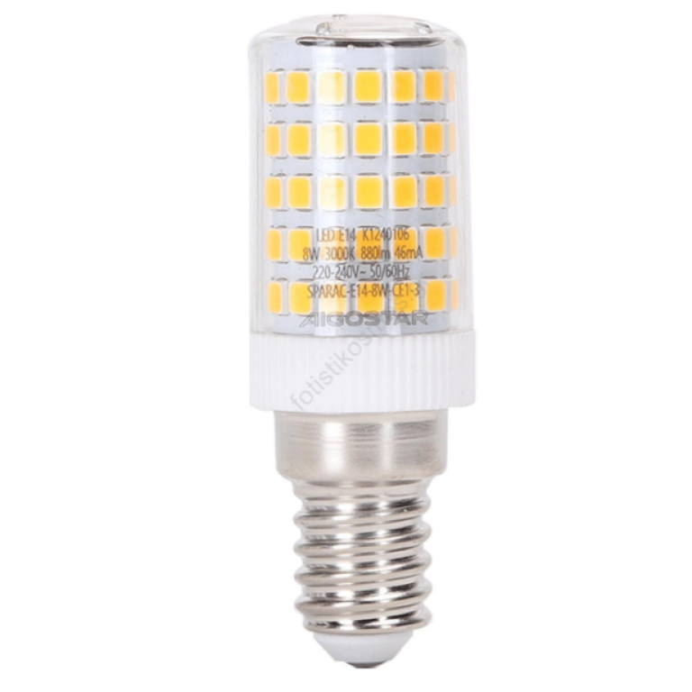 Λάμπα LED E14 8W 3000K Aigostar – Ζεστό Λευκό Φως 880lm, Εξοικονόμηση Ενέργειας